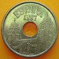 1997      25 Pesetas -  Coin       Spain         SUN14035*