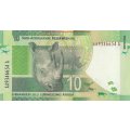 GILL MARCUS       R10 banknote         AA9346654A        SET035
