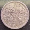 1961 -   SIX  Pence Coin      United Kingdom         SUN14078*