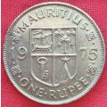 1975       ONE Rupee Coin     Mauritius       SUN14091*