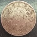 1896   SIXPENCE    (SILVER 0.925 )    ZAR                     SUN14157*