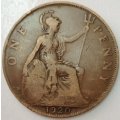 1920 -   ONE PENNY COIN   United Kingdom         SUN14200