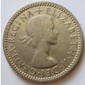 1954 -   SIX  Pence Coin      United Kingdom         SUN14220