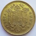 1975        Una Peseta  Coin       Spain         SUN14234