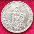 1954      1 Shilling  Coin    Silver (.500)            SUN14387