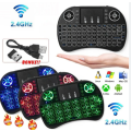 2.4GHz i8 Mini Wireless Keyboard with Touchpad LED Backlit with USB