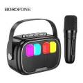 Borofone DR10 System with Wireless Microphones Black