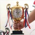 1pc Trophy Shaped Alarm Clock - Creative & Fashionable Gift, Suitable For Annual Meetings, Sports