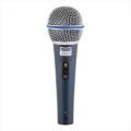Super-Cardioid Dynamic Vocal Karaoke Microphone with Wire XLR (F) to TS (M) 3 Meter Cable for Vocali