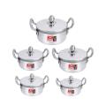 Sapphire 10 Pieces Cookware Aluminium Pots Set Casserole