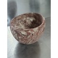 ANTIQUE WEEK #15 - RED STREAKED MARBLE - circa 1800`s - 1900`s