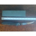 ANTIQUE WEEK #31 - hunting stroke knife and stone sharpener