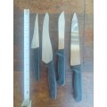 ANTIQUE WEEK #32 - hunting stroke knife set x4 - sheffield