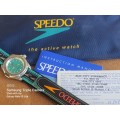 SUN CITY 1999 RARE SPEEDO WATCH IN IMACULATE CONDITION! PAPPERS AND BAG IN ORDER.