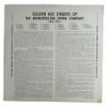 1903 Golden Age Singers - Golden Age Singers Of The Metropolitan Opera Company - Vinyl, 7`, 33 RPM -