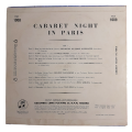 1953 Various  Cabaret Night In Paris - Vinyl, 10`, 33 RPM - Jazz - Very Good - With Cover