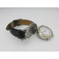 Buren Axis Mens Watch Swivel 2 Watches in 1 with Leather Strap - Beautiful | Fun R1 Start |