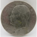 1976 United States of America - President Eisenhower Apollo 11 Moon Landing One Dollar Coin