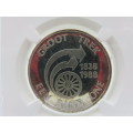 1988 South Africa `The Great Trek` Silver R1 NGC Graded PF66 | FUN R1 Start