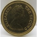 1966 Queen Elizabeth II Rhodesia Gold One Pound - 8 Grams Gold 22 Carat