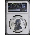 South Africa: Republic Krugerrand 50th Anniversary 1oz Fine Silver of 2017 SP 70 NGC | Perfect