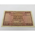 South Africa: Union Ten Shillings Note of 1939 Pick 82d