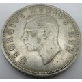 South Africa: Union Silver 5 Shilling (Crown) of 1949