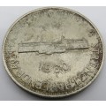 South Africa: Union Silver 5 Shilling (Crown) of 1960
