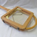 Vintage Dunlop Fort wooden tennis racquet with frame - Length 69 cm - Face 31 x 23 cm