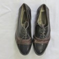 Pair of Genuine Leather `Tele Tone Tap` tap dancing shoes - Size 8 and a half - Length 29,5 cm