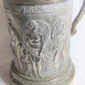 Very large silver plated mug with Greek motive - weight - 3,3 kg - very rarely seen