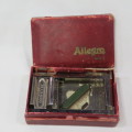 Vintage Allegro Mod.L razor blade sharpener in box