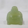 Vintage Green Dongling Jade Buddha figurine