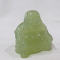 Vintage Green Dongling Jade Buddha figurine