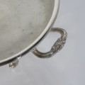 Vintage silverplated serving dish with lid