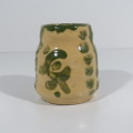 Pottery piece by Grace Battis ( wife of Walter Battiss ) dated 1945 - 9cm by 8cm