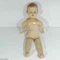 Antique Composition doll with soft body - Length 60 cm