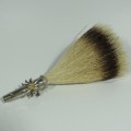 Vintage German Edelweiss hat brush brooch pin