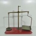 Vintage 250 g postal scale - No weights - Height 32 cm