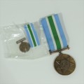 SADF Unity medal - Full size and miniature - #074869