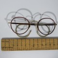 Vintage glasses frame in case