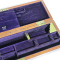 Antique wooden case for scientific instruments - 43cm x 13cm x 7cm