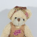 Beautiful Plush teddy bear with stand - Length 36 cm