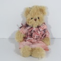Vintage Victoria Plush teddy bear - Length 38 cm