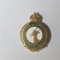 South African Legion button hole badge