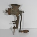 Vintage Husqvarna No.102 Perfect meat mincer with extra attachments