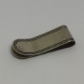 Vintage Sterling sliver money clip - weighs 14.4 g