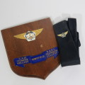 SADF Technical College Wingfield plaque and tie - Tie: 144cm