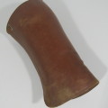 Pair of WW1 British Officer leather puttees - Strap broken - 32cm each