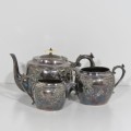 Vintage silverplated tea set - C.T and Co.